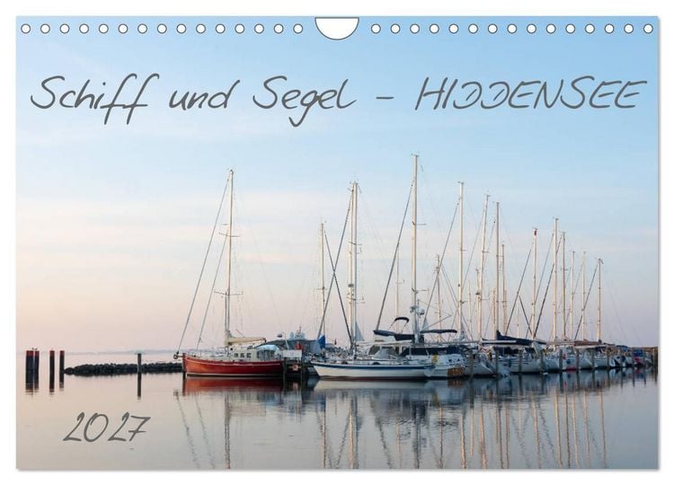 Produktbild: Schiff und Segel - HIDDENSEE (Wandkalender 2027 DIN A4 quer), CALVENDO Monatskalender