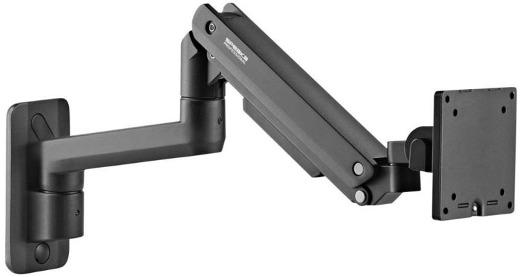 Produktbild: SpeaKa Professional SP-MM-990 Monitor-Wandhalterung 1 Display(s) 43,2 cm (17") - 124,5 cm (49") Schwarz H&ouml;henverstellbar, Neigbar, Schwenkbar