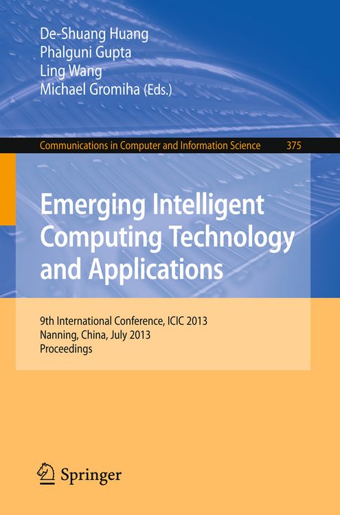 Produktbild: Emerging Intelligent Computing Technology and Applications