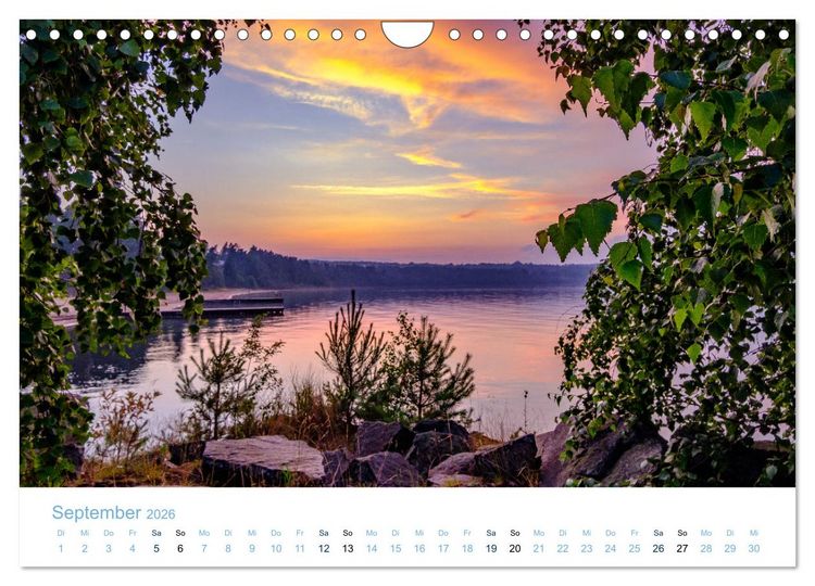 Produktbild: Schwedens Seen (Wandkalender 2026 DIN A4 quer), CALVENDO Monatskalender