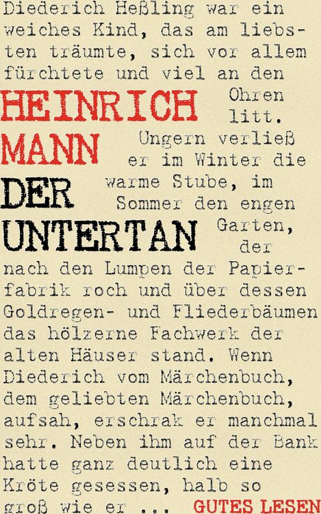 Produktbild: Der Untertan