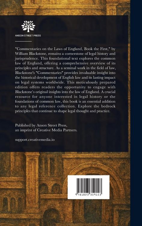 Produktbild: Commentaries on the Laws of England