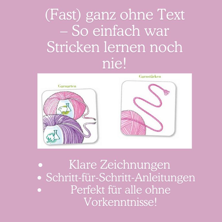 Produktbild: Stricken lernen Bild f&uuml;r Bild