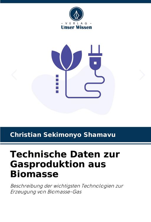 Produktbild: Technische Daten zur Gasproduktion aus Biomasse