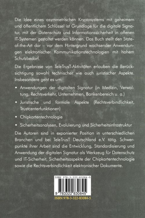 Produktbild: Digitale Signatur & Sicherheitssensitive Anwendungen