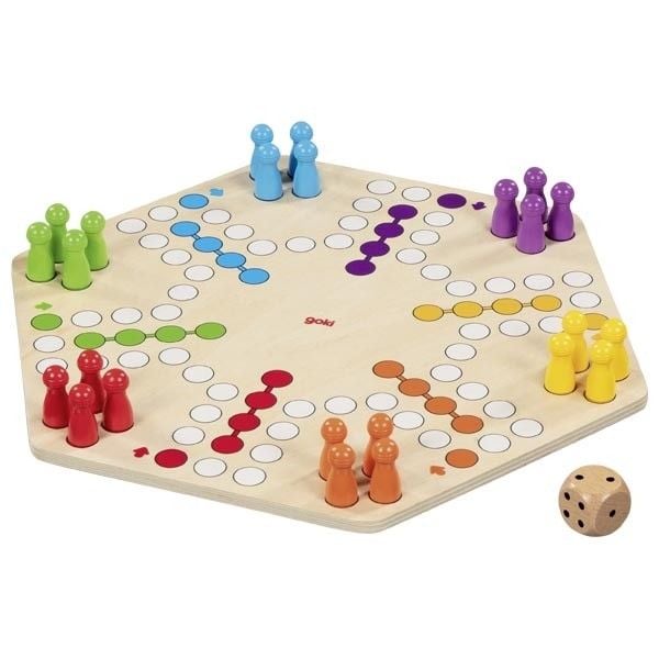 Produktbild: Ludo f&uuml;r bis zu 6 Spieler, beidseitig bedruckt