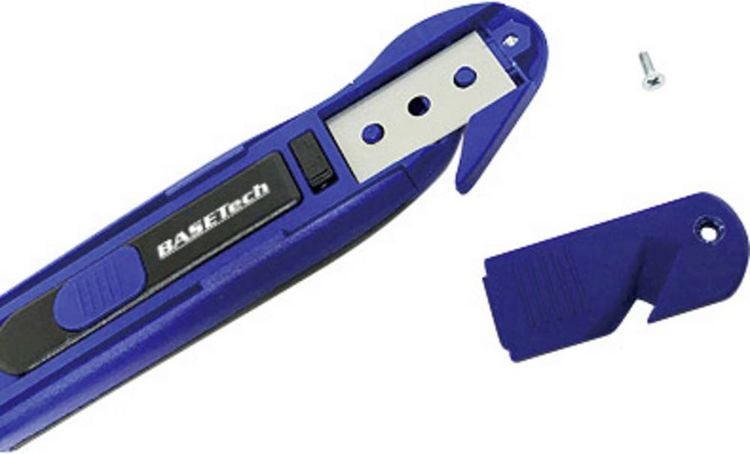 Produktbild: Basetech BT-2206462 2-in-1 Sicherheitsmesser / Folienschneider / Kartonmesser 1St.