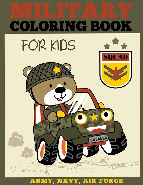 Produktbild: Military Coloring Book for Kids