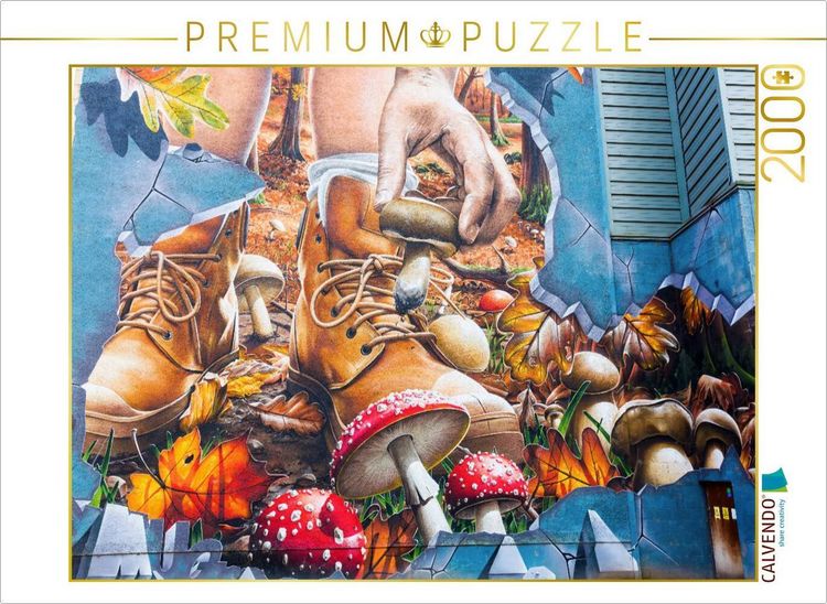 Produktbild: CALVENDO Puzzle Streetart in Glasgow, Gro&szlig;britannien | 2000 Teile Lege-Gr&ouml;&szlig;e 90x67cm Foto-Puzzle f&uuml;r gl&uuml;ckliche Stunden