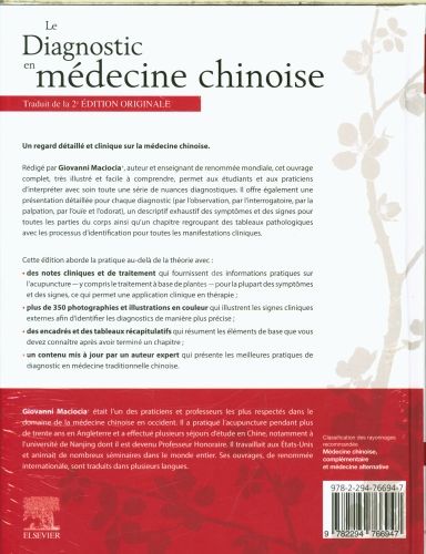 Produktbild: Le diagnostic en m&eacute;decine chinoise