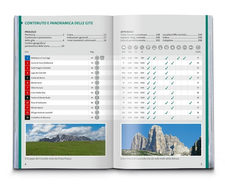 Produktbild: KOMPASS guida escursionistica Dolomiti di Sesto, Parco Naturale Tre Cime, 50 itinerari