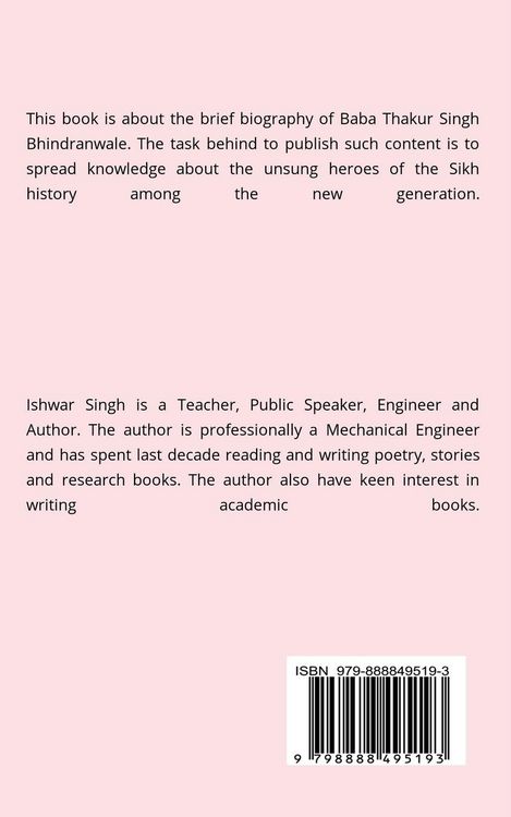 Produktbild: Baba Thakur Singh Bhindranwale