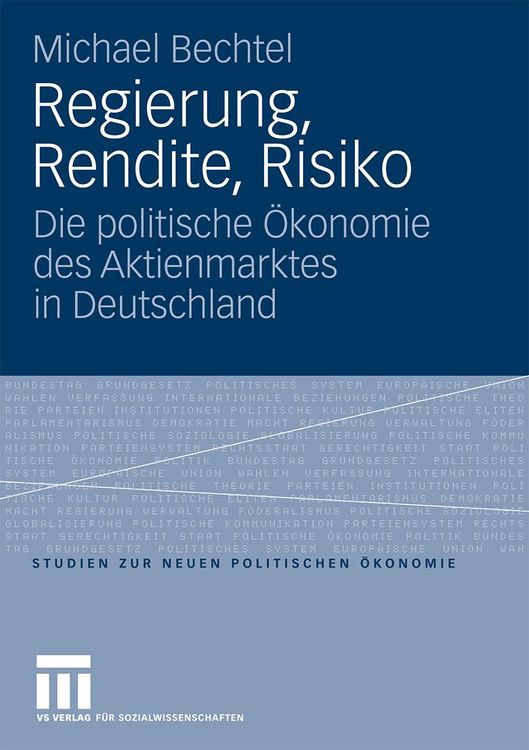 Produktbild: Regierung, Rendite, Risiko