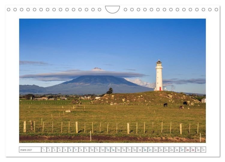 Produktbild: Phares de Nouvelle-Z&eacute;lande (Calendrier mural 2027 DIN A4 vertical), CALVENDO calendrier mensuel