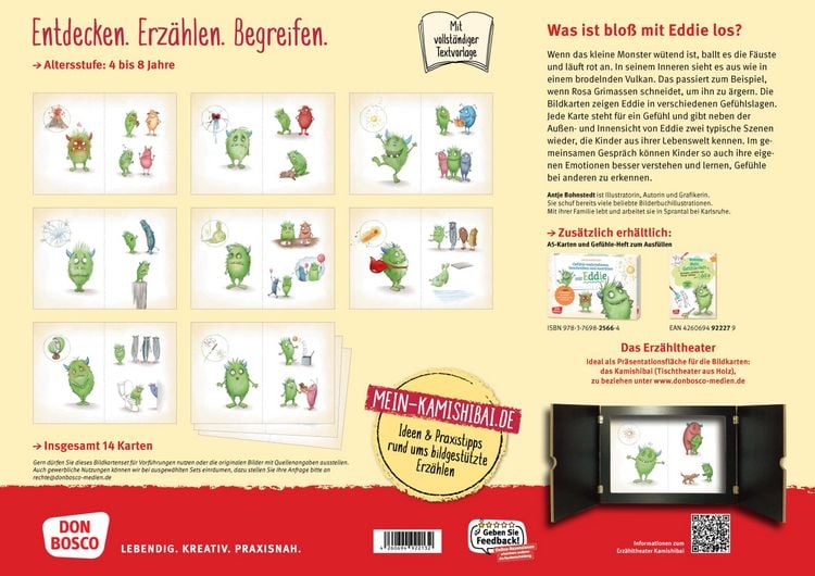 Produktbild: Eddie. Gef&uuml;hle wahrnehmen, erkennen und benennen. Kamishibai Bildkartenset