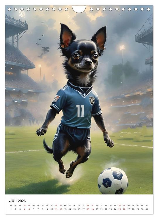Produktbild: Chihuahua Karrieren (Wandkalender 2026 DIN A4 hoch), CALVENDO Monatskalender