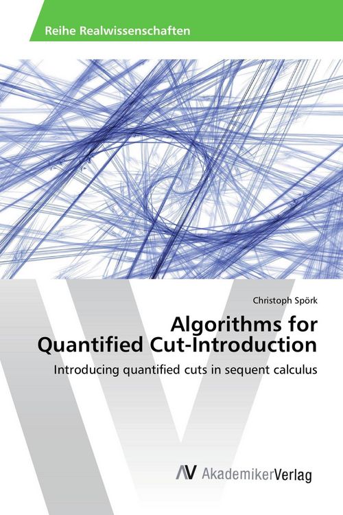 Produktbild: Algorithms for Quantified Cut-Introduction