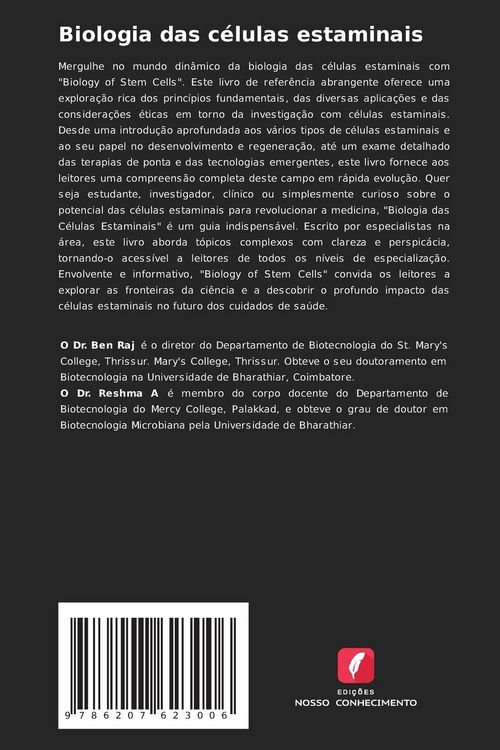 Produktbild: Biologia das c&eacute;lulas estaminais