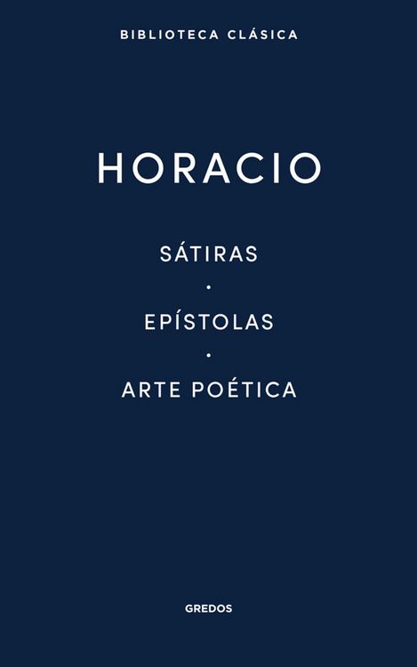 Produktbild: S&aacute;tiras. Ep&iacute;stolas. Arte po&eacute;tica.