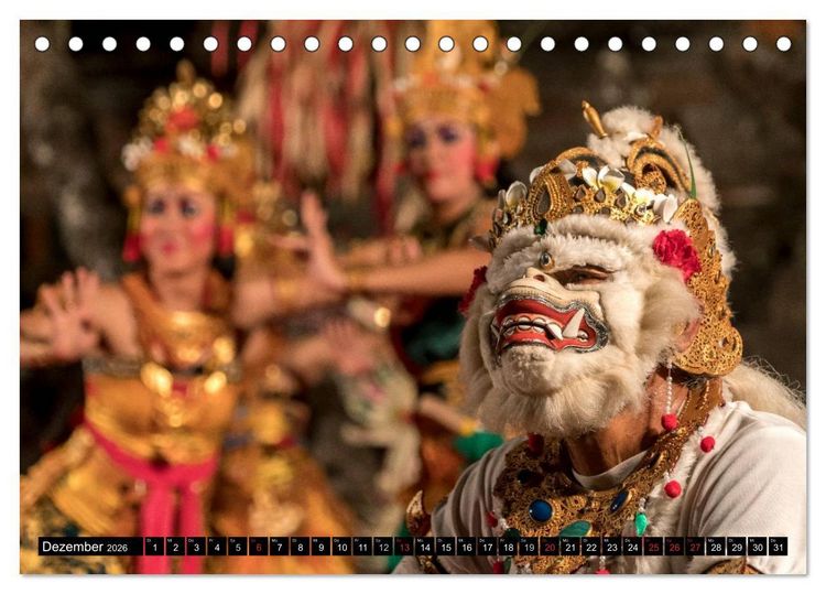 Produktbild: Ubud - Bali (Tischkalender 2026 DIN A5 quer), CALVENDO Monatskalender