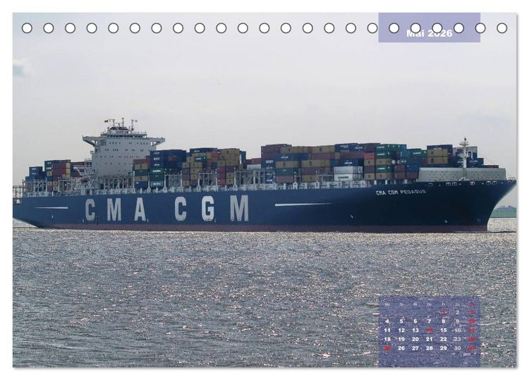 Produktbild: Faszination Seefahrt (Tischkalender 2026 DIN A5 quer), CALVENDO Monatskalender
