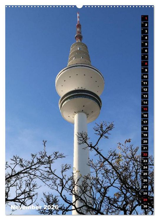 Produktbild: HAMBURG - Ansichten (hochwertiger Premium Wandkalender 2026 DIN A2 hoch), Kunstdruck in Hochglanz