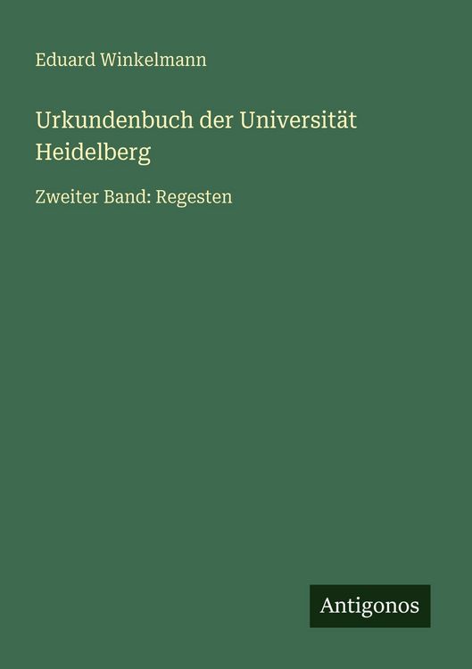 Produktbild: Urkundenbuch der Universit&auml;t Heidelberg