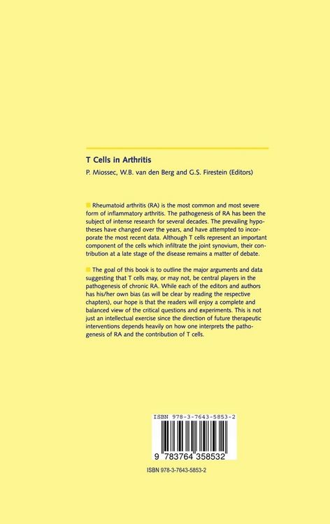 Produktbild: T Cells in Arthritis