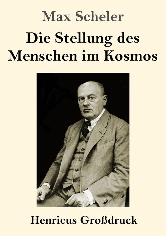 Produktbild: Die Stellung des Menschen im Kosmos (Gro&szlig;druck)