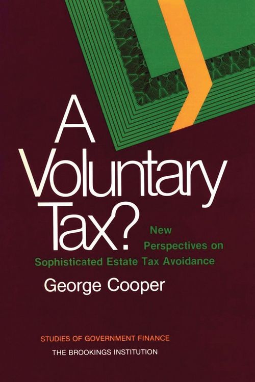 Produktbild: A Voluntary Tax?