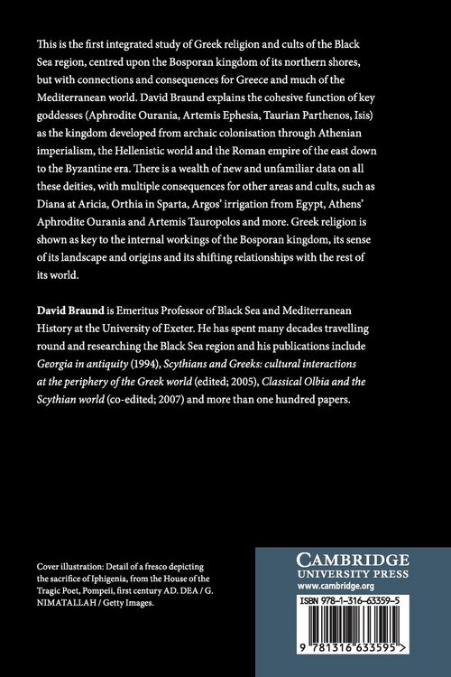 Produktbild: Greek Religion and Cults in the Black Sea Region