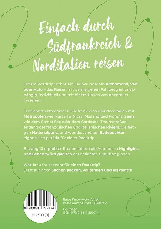 Produktbild: Reise Know-How Roadtrip Handbuch Südfrankreich & Norditalien