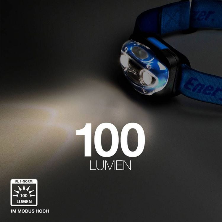 Produktbild: Energizer Vision HL LED Stirnlampe batteriebetrieben 100lm 50h E300280301