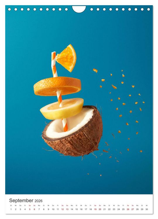 Produktbild: Kreative Drinks - erfrischend, schokoladig und fruchtig. (Wandkalender 2026 DIN A4 hoch), CALVENDO Monatskalender