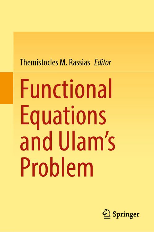 Produktbild: Functional Equations and Ulam&rsquo;s Problem
