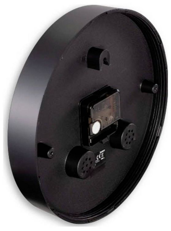 Produktbild: Hama 00185865 Quarz Wanduhr 25cm x 250mm x 250mm x 40mm Schwarz