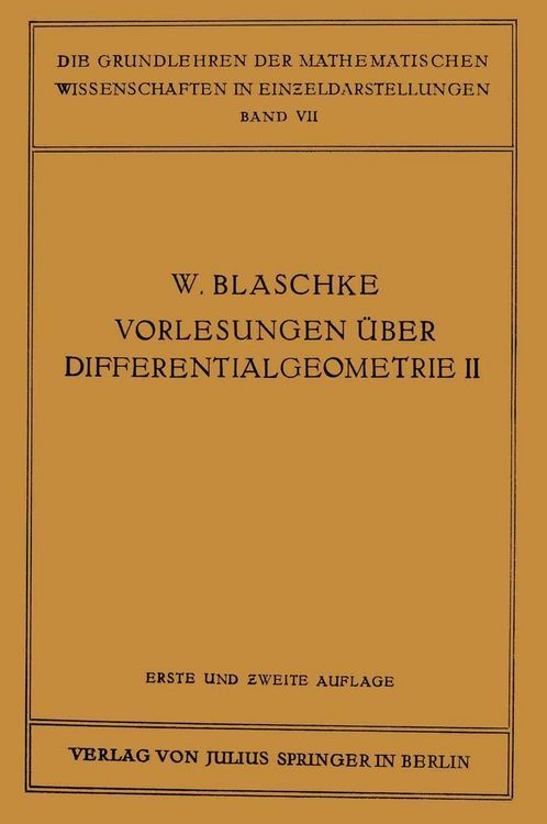 Produktbild: Vorlesungen &uuml;ber Differentialgeometrie und geometrische Grundlagen von Einsteins Relativit&auml;tstheorie II