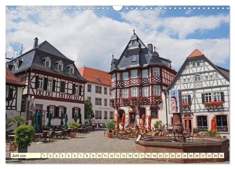 Produktbild: Heppenheim - Weinstadt unter der Starkenburg (Wandkalender 2026 DIN A3 quer), CALVENDO Monatskalender