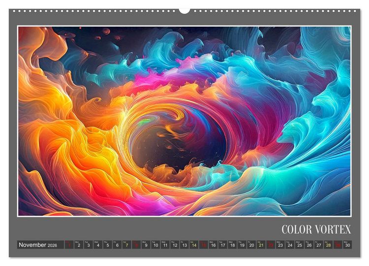 Produktbild: Fantasy in shape and color (Wall Calendar 2026 DIN A2 landscape), CALVENDO 12 Month Wall Calendar
