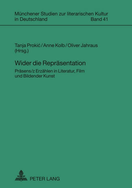 Produktbild: Wider die Repr&auml;sentation