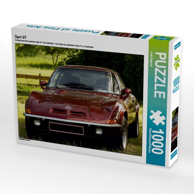 Produktbild: CALVENDO Puzzle Opel GT | 1000 Teile Lege-Gr&ouml;&szlig;e 64x48cm Foto-Puzzle f&uuml;r gl&uuml;ckliche Stunden