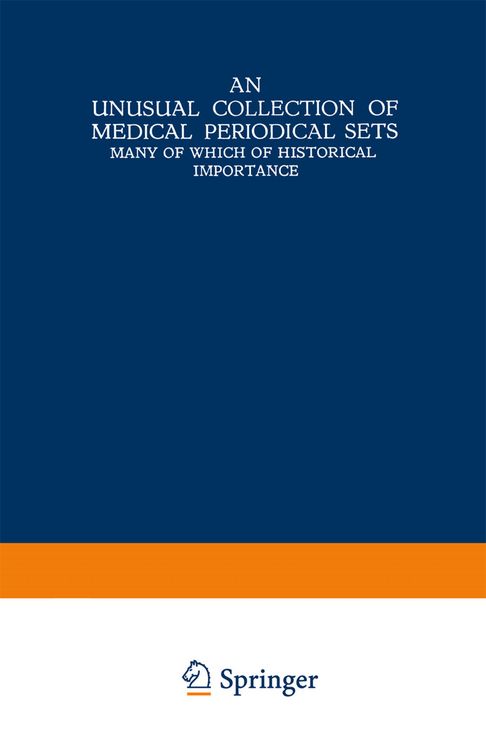 Produktbild: An Unusual Collection of Medical Periodical Sets