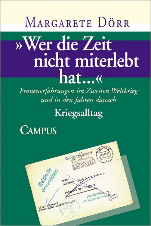 Produktbild: Wer die Zeit nicht miterlebt hat...