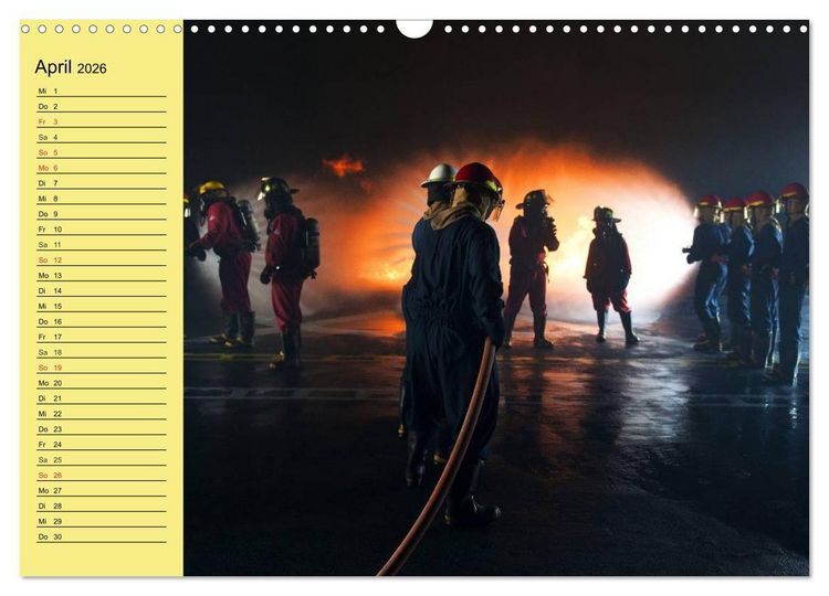 Produktbild: Die Feuerwehr. U.S. Firefighter im Einsatz (Wandkalender 2026 DIN A3 quer), CALVENDO Monatskalender