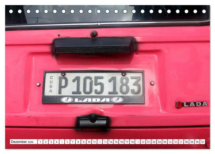 Produktbild: LADA KOMBI - Die sowjetische Auto-Legende WAS-2102 (Tischkalender 2026 DIN A5 quer), CALVENDO Monatskalender