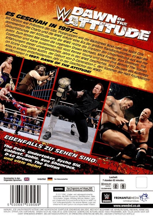 Produktbild: WWE: 1997 Dawn of the Attitude Era [3 DVDs]