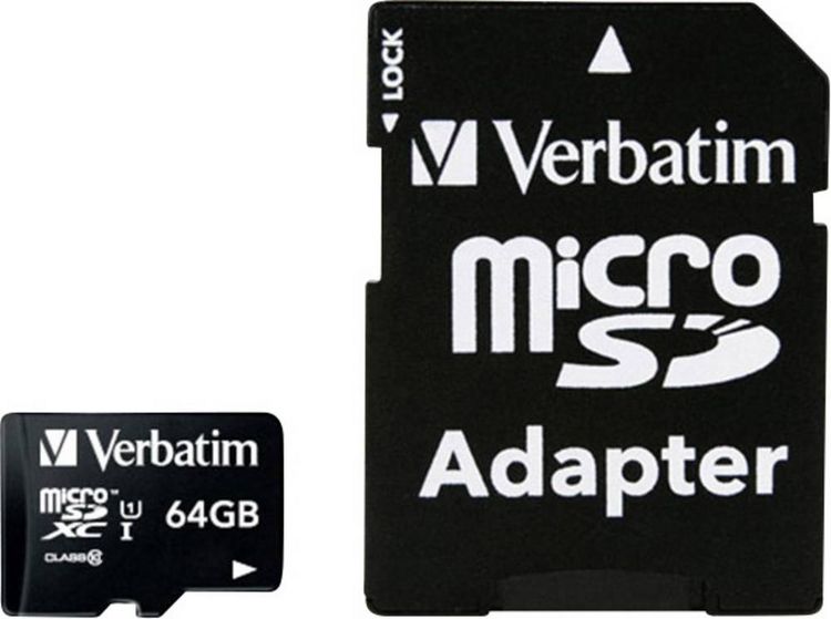 Produktbild: Verbatim microSDXC Card 64GB 44084