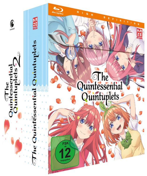 Produktbild: The Quintessential Quintuplets - Staffel 1&2 - Gesamtausgabe - Bundle [6 BRs]