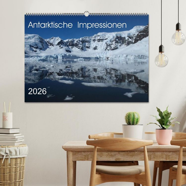 Produktbild: Antarktische Impressionen (Wandkalender 2026 DIN A2 quer), CALVENDO Monatskalender