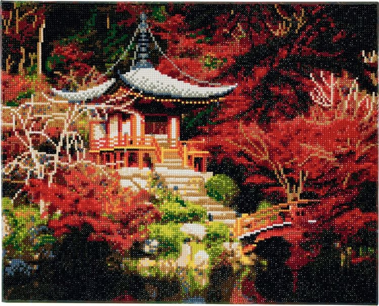 Produktbild: Craft Buddy CAK-A50 - Japanese Temple, 40x50cm Crystal Art Kit, Diamond Painting